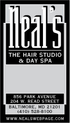 Neal's logo - 856 Park Ave -  Phone 410-528-8100